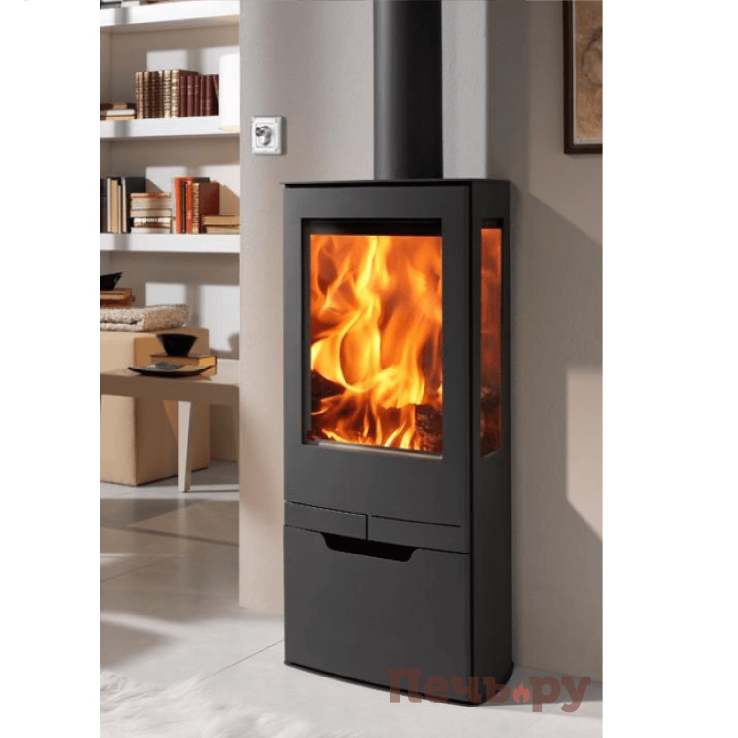 Печь камин Panadero Zinc видео