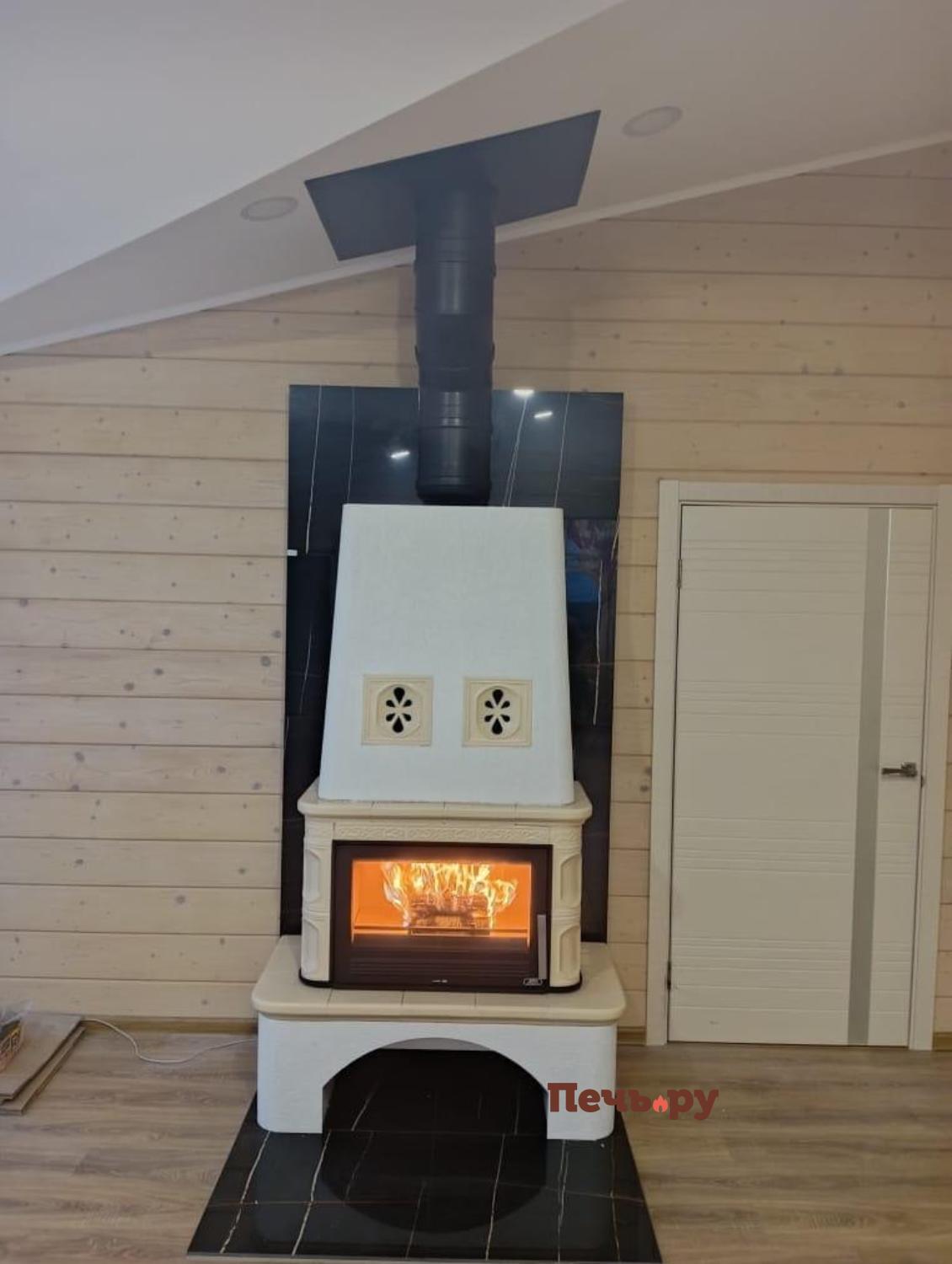 Готовый камин ABX Laponie видео