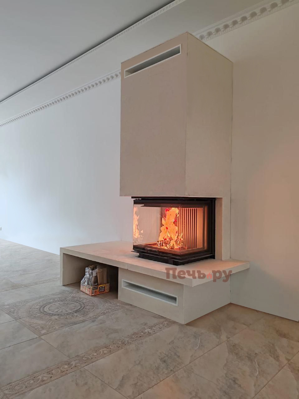 Каминная топка Астов П3С 7057 видео