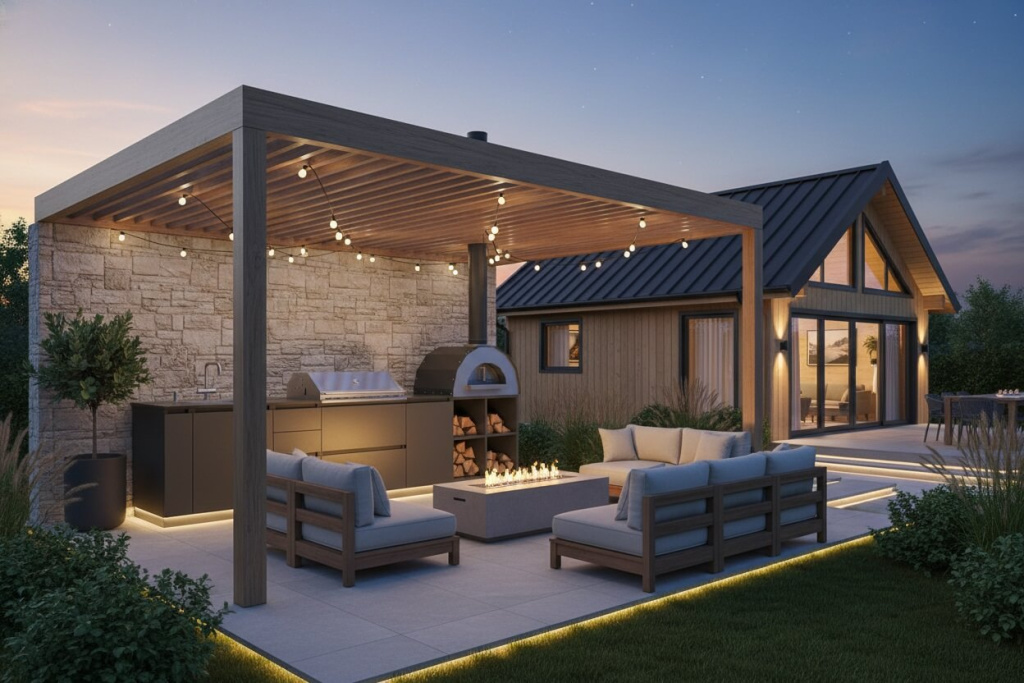 проект летней кухни