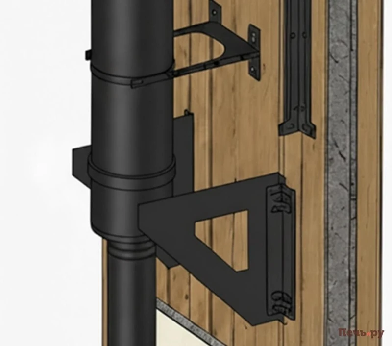 сборка дымохода