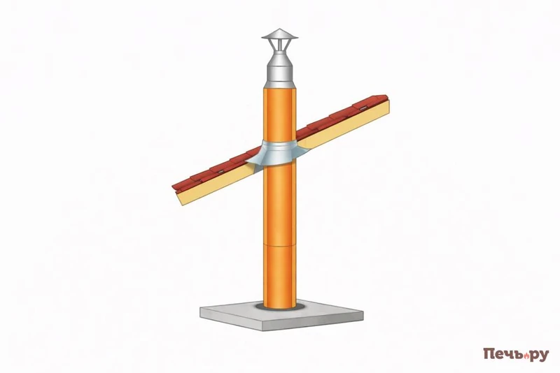 монтаж дымохода керамического сборка дымохода керамического