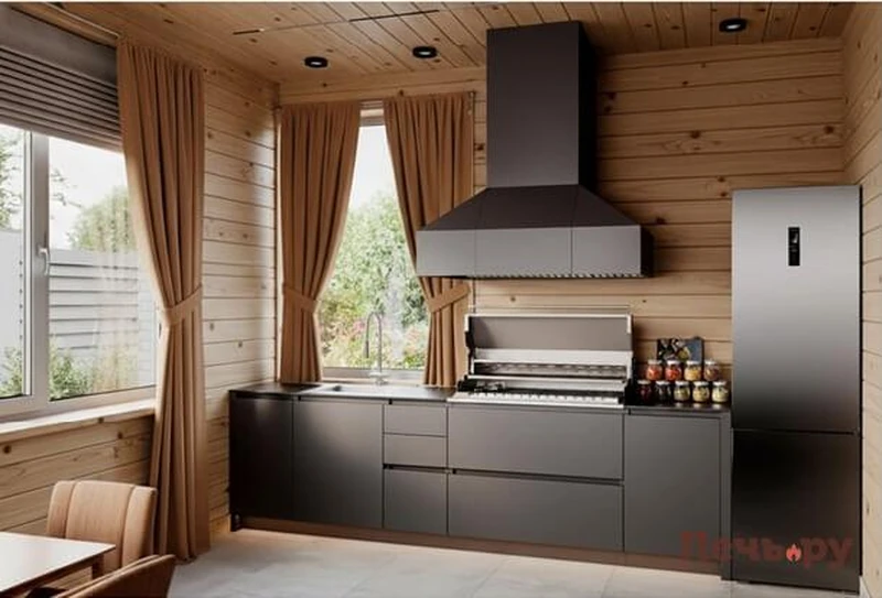 деревенская летняя кухня