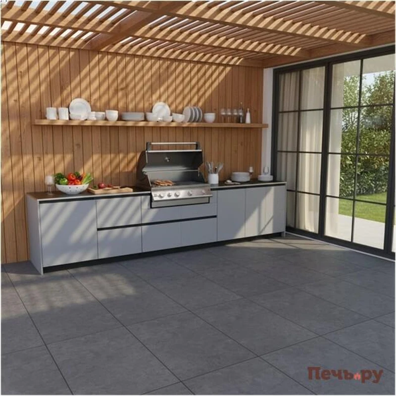 летняя кухня на террасе