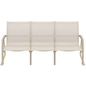 Диван пластиковый трехместный Siesta Contract Pacific Lounge фото
