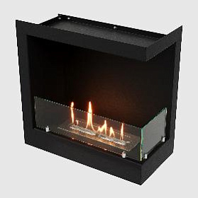 Встроенный биокамин Lux Fire угловой 490 S фото