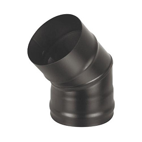 Колено Везувий Black (AISI 430/0,8мм) 45* 2-х секц. фото