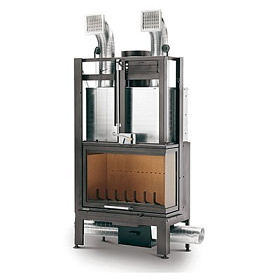 Каминная топка Palazzetti Ecomonoblocco 78 V08-S DX Low фото