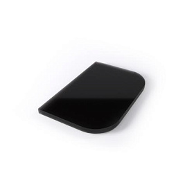 Лист стеклянный напольный Везувий Black 600х400х8мм фото