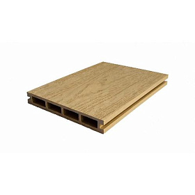 Террасная доска Oliverdeck МПК (Лайт)  22х140х3000 Песочный фото