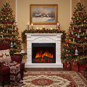 Портал Royal Flame Prague сланец бежевый под очаг Jupiter N фото