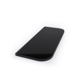 Лист стеклянный напольный Везувий Black 1000х400х8мм фото