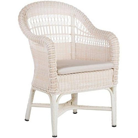 Кресло плетеное с подушкой Point Alga Armchair фото