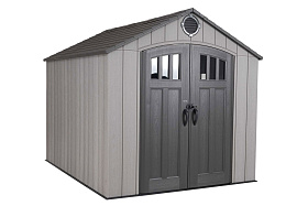 Сарай пластиковый Gardeck WoodLook 8*10 фото