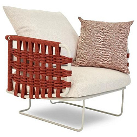 Кресло плетеное мягкое Rever Nido фото