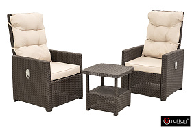 Комплект уличной мебели B:Rattan MANCHESTER SET 2, цвет венге фото
