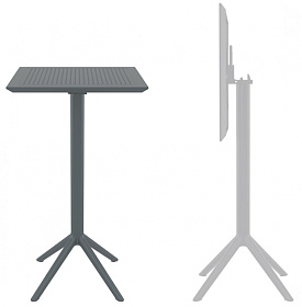 Стол пластиковый барный складной Siesta Contract Sky Folding Bar Table 60 234/116-8582 фото