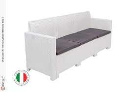 Комплект мебели NEBRASKA SOFA 3 (3х местный диван), белый фото