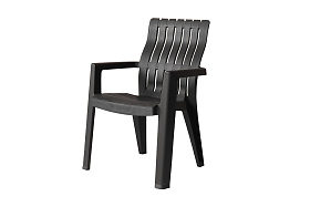 Стул Gardeck Chicago b:rattan, антрацит фото