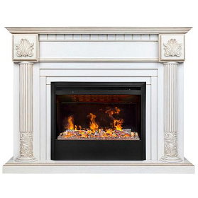 Каминокомплект RealFlame Imperia/Престиж с очагом 3D Helios 26 SBG фото