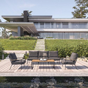 Лаунж зона Gardenini Калма Серая LPCLM.010800.S3 фото