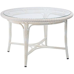 Стол плетеный обеденный Point Alga Dining Table 120 фото