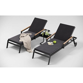 Шезлонг Gardenini PatioSogno антрацит SSGNS.010500.N3 фото