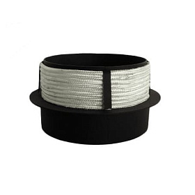 Переход КПД черный на керамический дымоход 200\200 фото