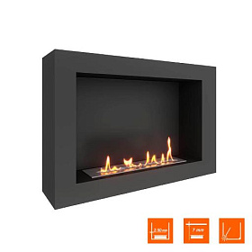 Биокамин SteelHeat Wall One 800 фото