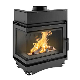 Каминная топка Kratki Maja/L/BS (угловое стекло слева) фото