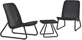 Комплект мебель Keter Рио Патио (Rio Patio set) графит фото