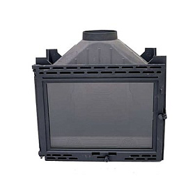 Каминная топка Diffusion А1R1, с двойным дожигом, с шибером фото