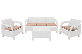 Комплект уличной мебели Gardeck Tweet Terrace Set Max, белый фото