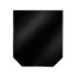 Предтопочный лист Вулкан 061-R9005 900x800 черный